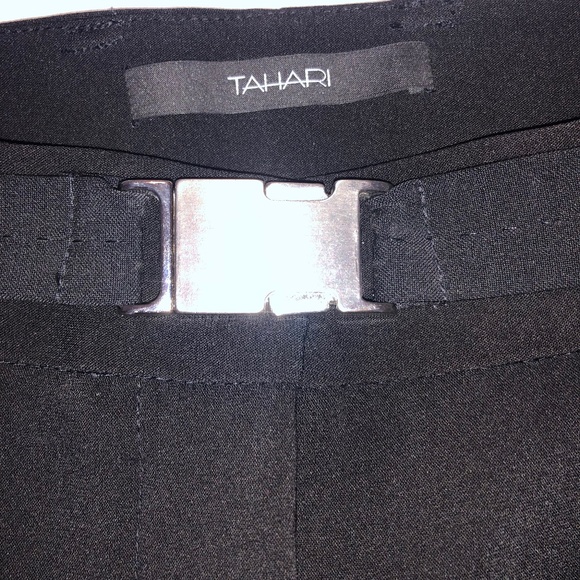 TAHARI PANT WITH BELT🖤 - Picture 1 of 7